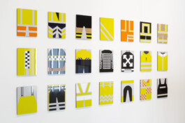 Alona Rodeh, High Visibility, High Vis, Series of 21 Works, Workgear Alona Rodeh, Girl (from the Safe and Sound Poster Series), 2015