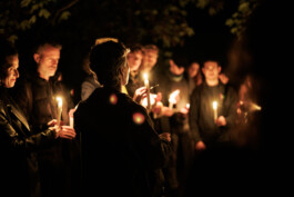 Night Walk Alona Rodeh and Ozan Zakariya Keskinkılıç LABA Berlin Hasenheide Alona Rodeh, Girl (from the Safe and Sound Poster Series), 2015