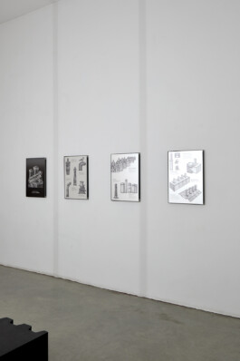 Alona Rodeh, Morphology of Bollards, Christine König Galerie, 2020 Alona Rodeh, Girl (from the Safe and Sound Poster Series), 2015