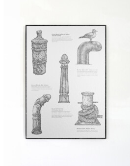 Alona Rodeh, Morphology of Bollards, Christine König Galerie, 2020 Alona Rodeh, Girl (from the Safe and Sound Poster Series), 2015