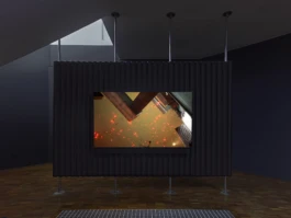 Alona Rodeh, Installation view Runway Freefall at Kunstmuseum Gelsenkirchen, 2024 Alona Rodeh, Girl (from the Safe and Sound Poster Series), 2015