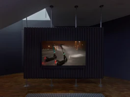 Alona Rodeh, Runway Freefall, 2022/2024 Installation view at Kunstmuseum Gelsenkirchen Alona Rodeh, Girl (from the Safe and Sound Poster Series), 2015